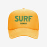 Yellow cap with 'SURF HAWAII' text 